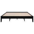 Coaster Home Furnishings Hounslow Contemporary California King Size Pine Wood Platform Bed Frame Headboard Compatible Bed Base Black 306129KW