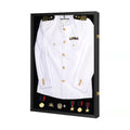 Iheipye Military Uniform Shadow Box - Police Uniform Display Case - Jacket Display Box with 98% Uv Protection Acrylic and Hanger