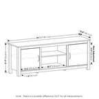 Furinno Classic Stand With Storage For Tv Up To 65 Inch, Americano, Large