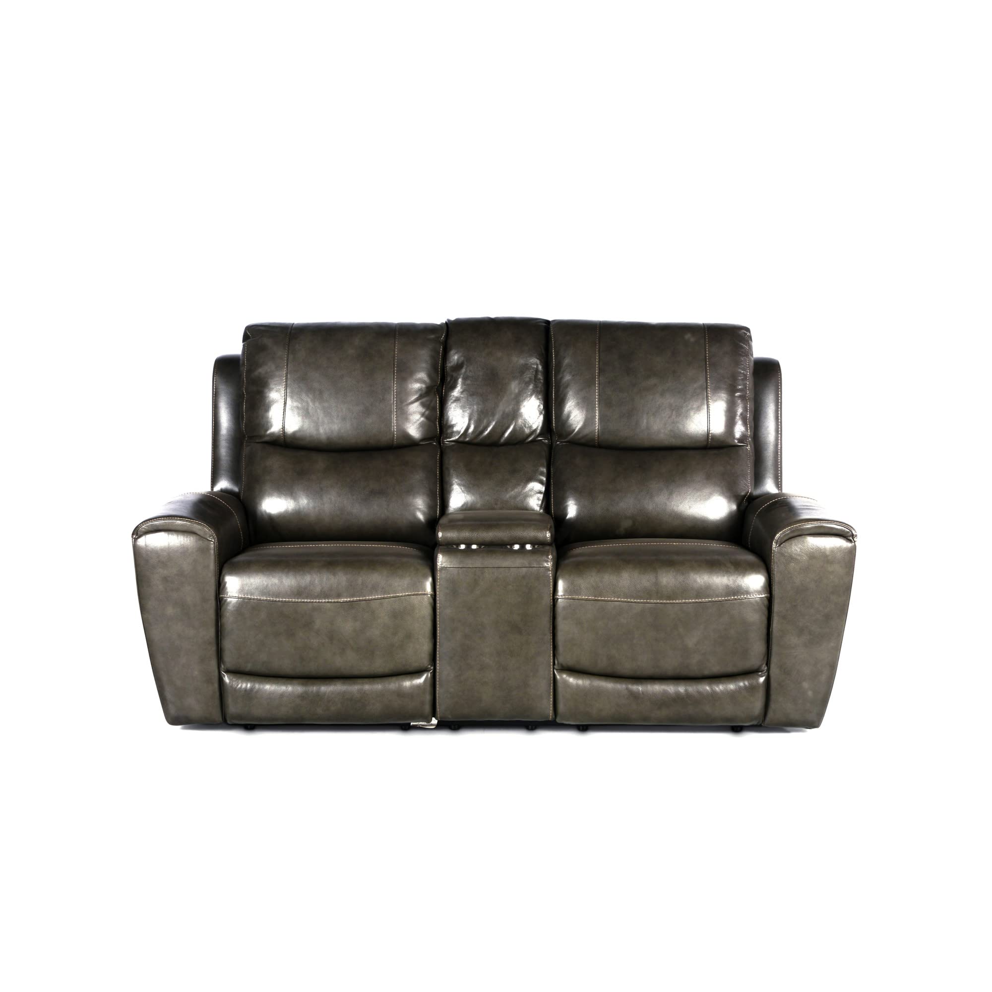 Steve Silver Laurel Leather Reclining Loveseat