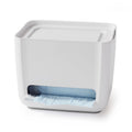 YouCopia SinkSuite Trash Bag Dispenser, Standing Garbage Bag Organizer with Removable Lid and Cradle for Storage, Speckled White