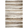 Rizzy Home Alora Decor Flare 8' X 10' Abstract Tan/Beige/Brown Hand-Tufted Area Rug