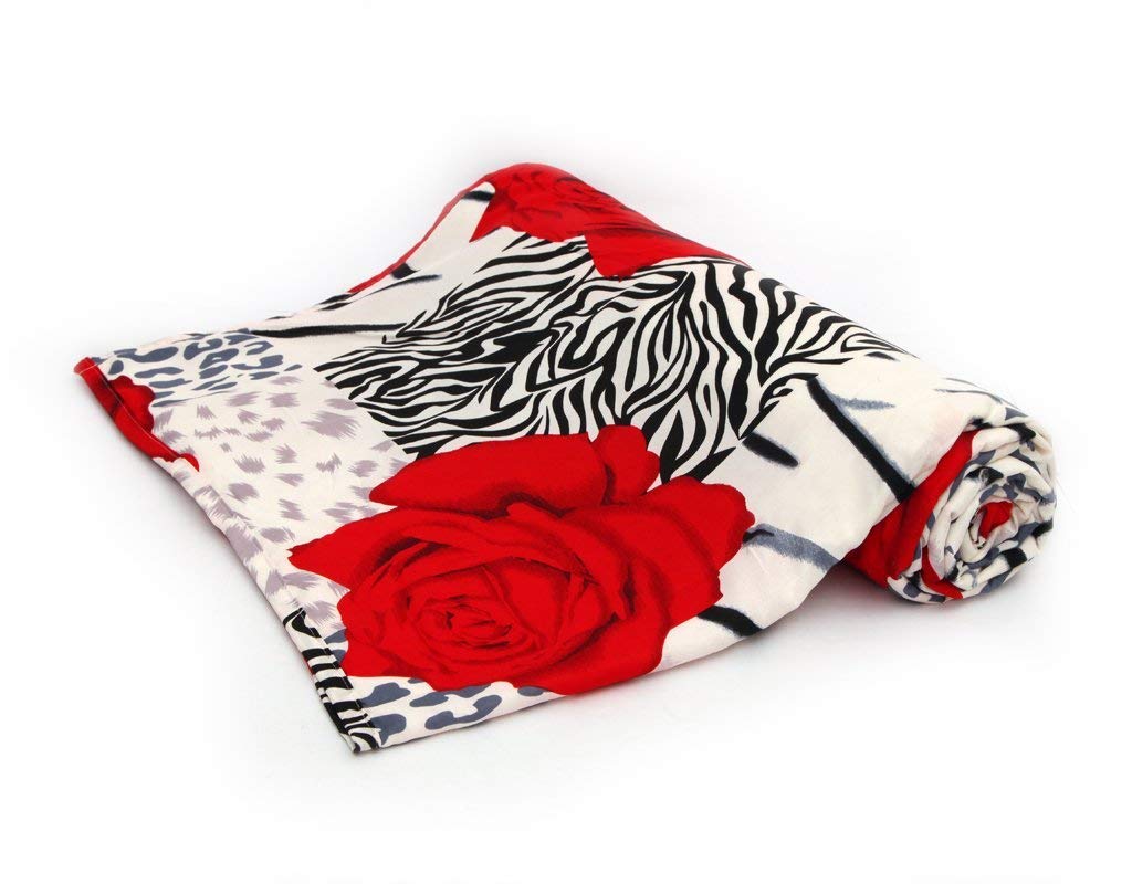 Lavish Street Floral Print Polycotton Single Bed Reversible AC Dohar/Blanket/Quilt (Multi) for Home