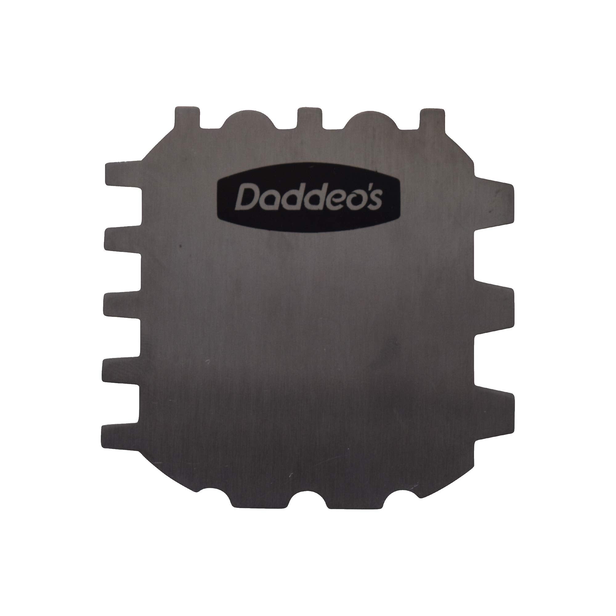 Daddeo'S Stainless Steel Barbecue Grill Scraper | Bristle Free | Safe For Gas, Charcoal, Pellet, Wood Burning Grills And Smoker