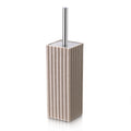 Toilet Bowl Brush and Holder for Bathroom,Resin Toilet Brush and Holder Set with Stainless Steel Handle,Deep Cleaning Modern Toi