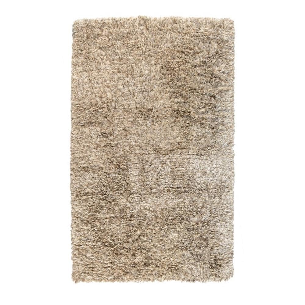 Kosas Home Elegante Hand-Woven Shag Area Rug, Sand