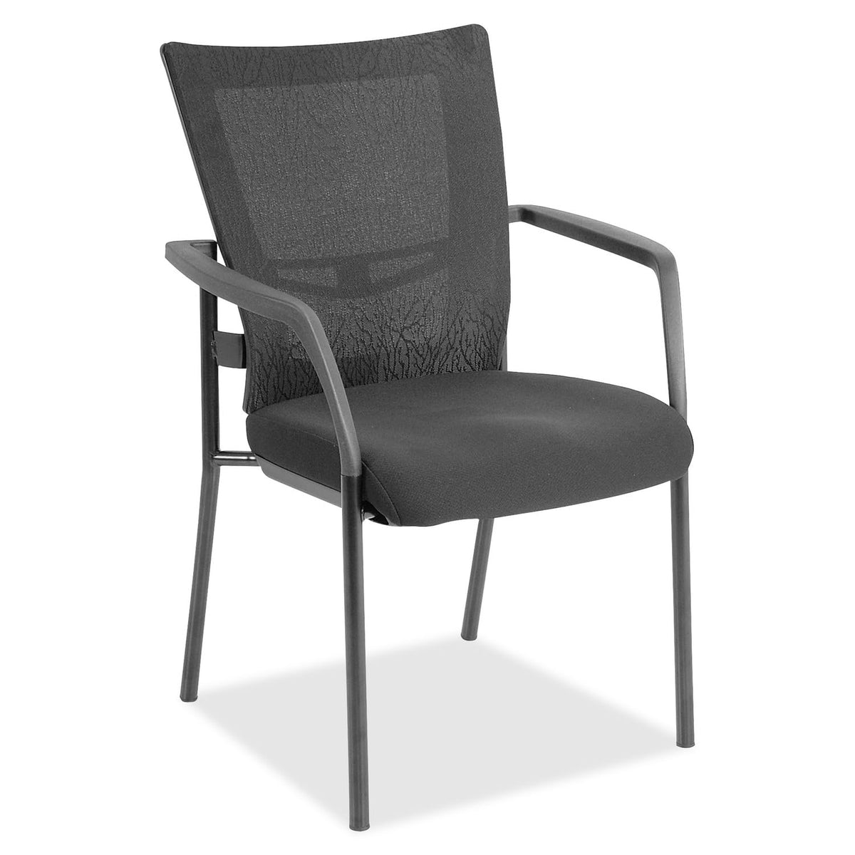 Lorell Mesh Back Guest Chair, Gray