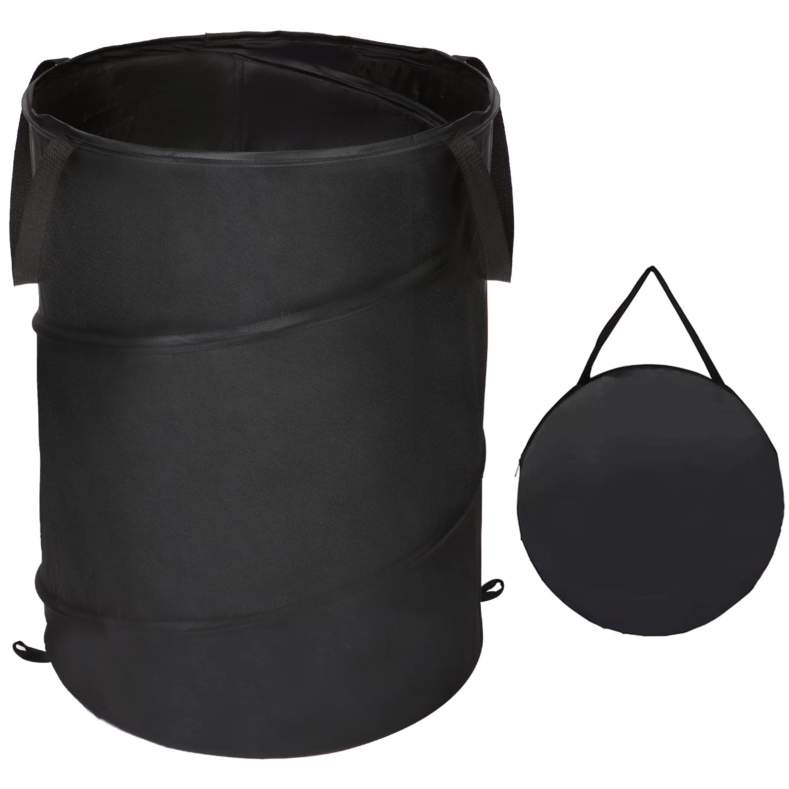 BATTOO 106L Collapsible Laundry Baskets - Foldable Pop Up Hampers for Laundry - Upgrade Oxford Laundry Hamper with Reinforced Ha
