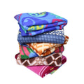 Fully Multicolor Printed Fleece Single Bed AC Fleece Wool Blanket for Winter | Soft and Warm Lightweight Blanket/Bedsheet for Ho
