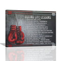 Boxing Wall Art Sports Boxing Lessons Pictures Wall Decor Motivational Quotes Boxing Gloves Canvas Painting Artwork Modern Home 