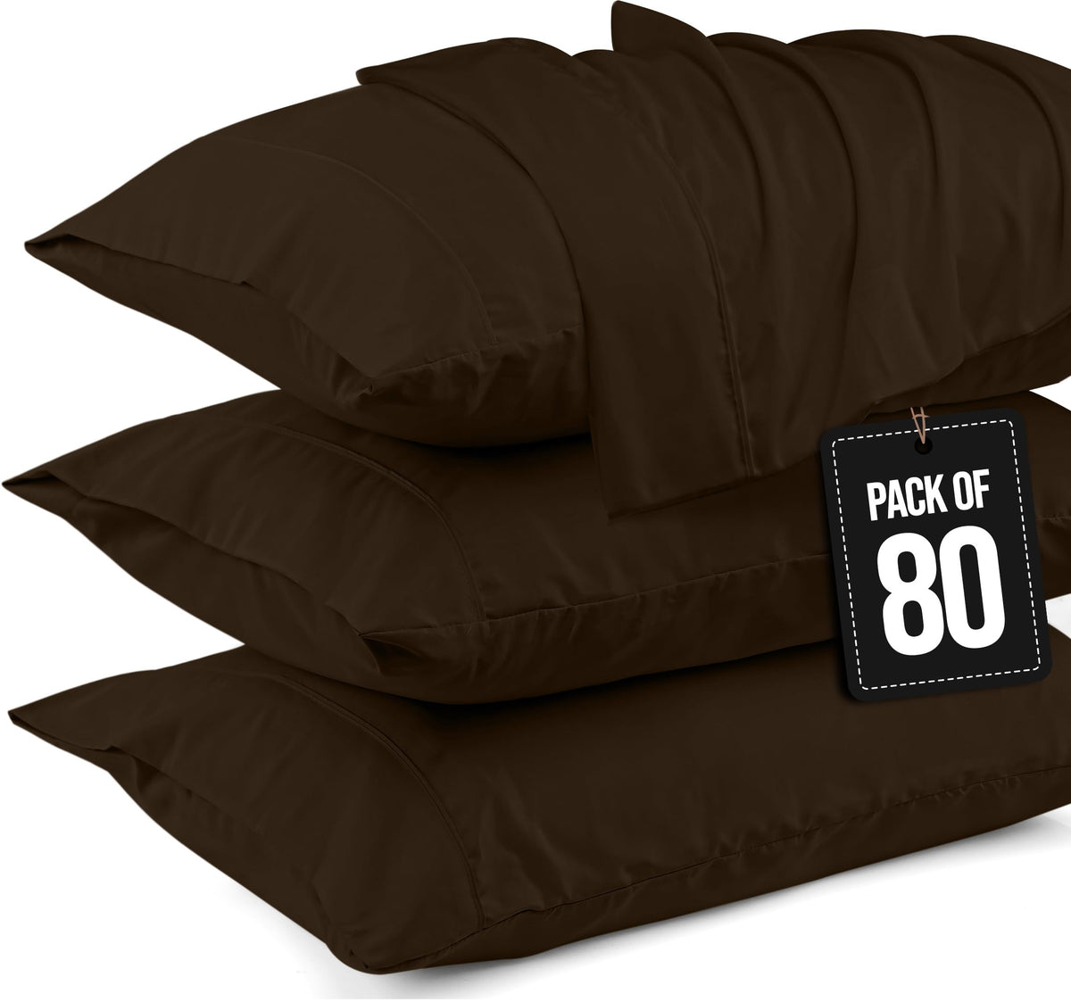 Utopia Bedding King Pillow Cases - 4 Pack - Envelope Closure - Soft Brushed Microfiber Fabric - Shrinkage And Fade Resistant Pil