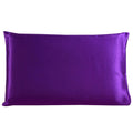 Uxcell 100% Charmeuse Pure Silk Pillowcase Pillow Case Cover For Hair & Skin 350Tc 19 Momme (1-Piece) Purple Travel(14X20Inch)