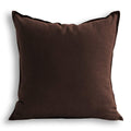 Jeanerlor Decorative 26'X26' Natural Cotton Linen Couch Throw Pillow Case For Sofa Durable Classy, Comfortable Cushion Cover F