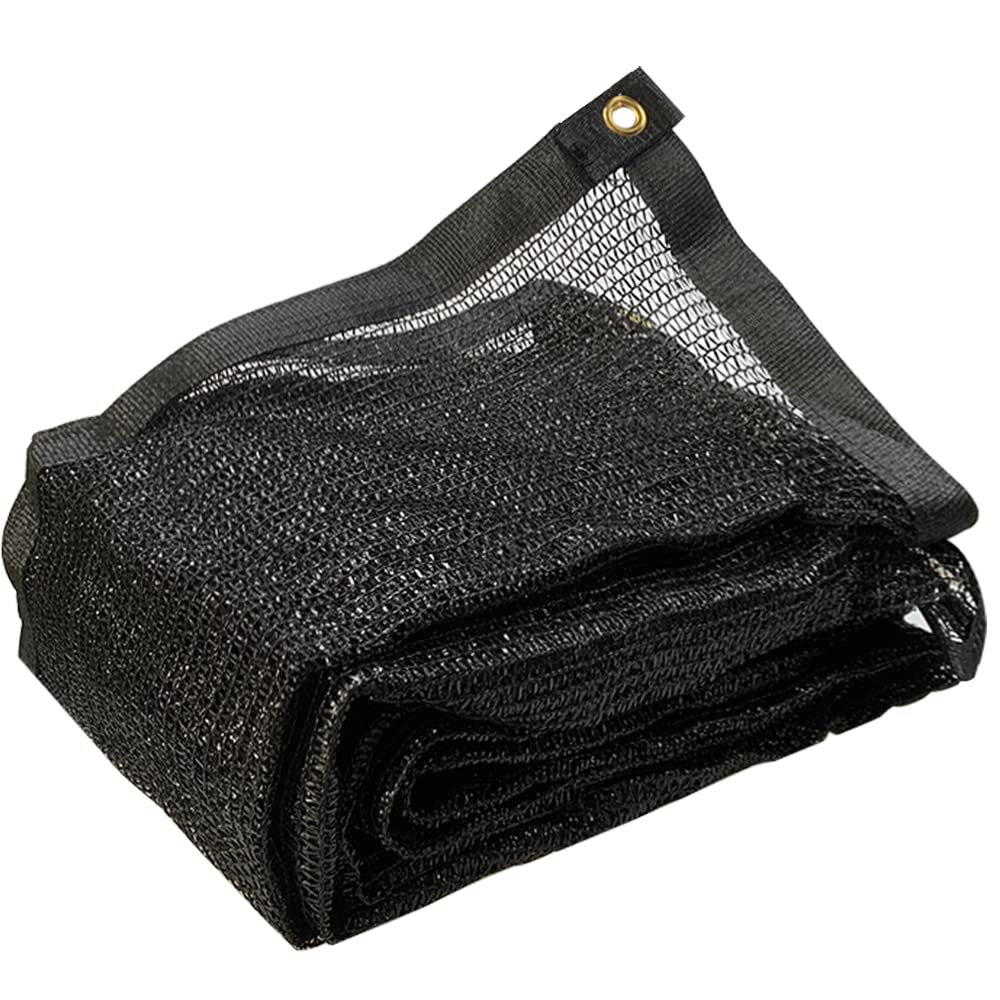 Junkogo Shade Cloth,6.5'X15',40% Black Sun Mesh Uv Resistant Net With Brass Grommets For Garden Plant Cover,Greenhouse
