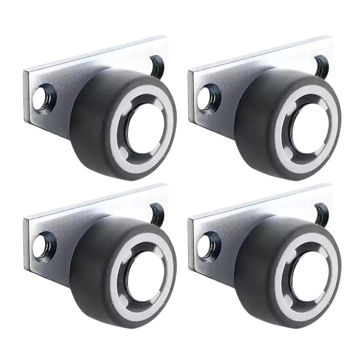 HEAVENGLOW 4 Pieces Casters Replacement Silent for Cabinet Wooden Gate Furniture Repair 1.25inch Wheel