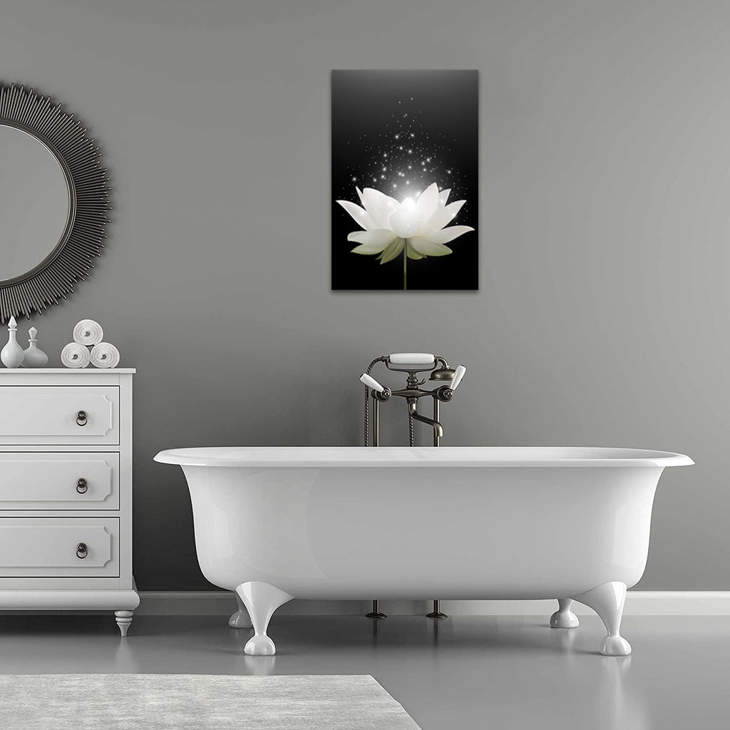 Lotus Flower Canvas Prints Wall Art Floral Blossom Pictures For Modern Wall Decor Artwork Spirtual Meditation Prints On Canvas W