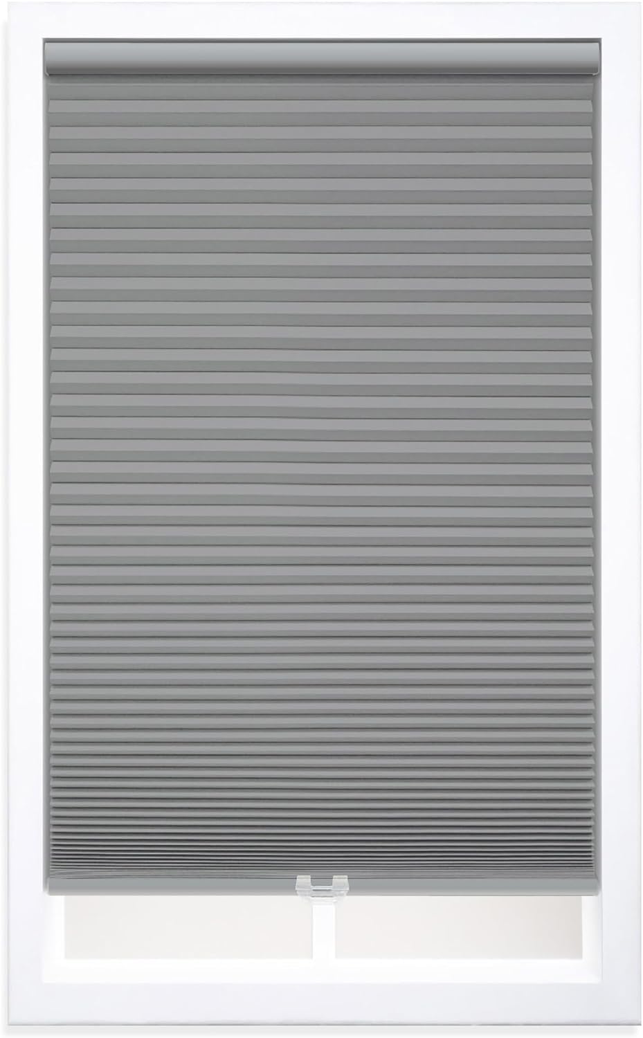 DEZ FURNISHINGS QEGRWT330360 Cordless 1.5 Blackout Cellular Shade, 33W x 36H, Anchor Gray
