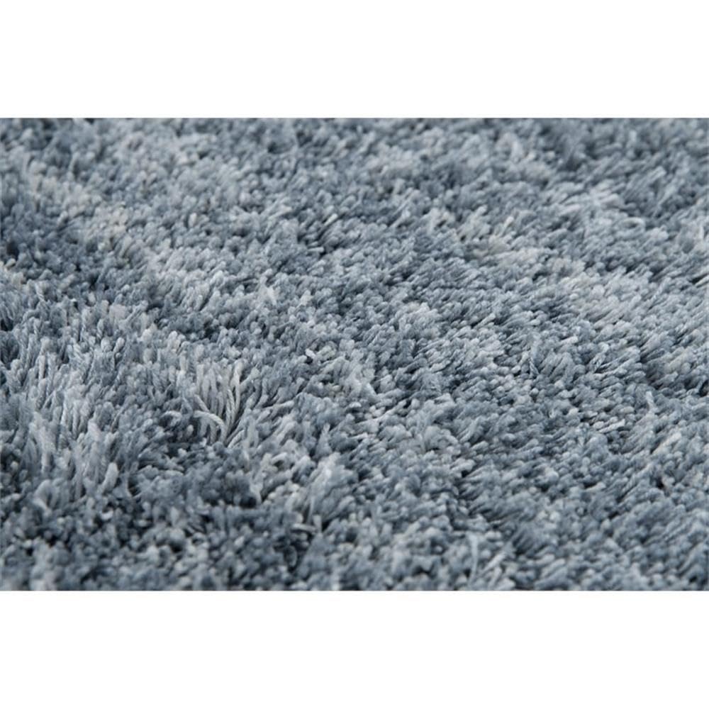 Rizzy Home Alora Decor Oregon 5'X7'6" Solid Shag Blue/Tone On Tone Tufted Area Rug