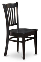East West Furniture Shelton 5 Piece Dinette Set for 4 Includes a Round Kitchen Table with Pedestal and 4 Dining Chairs, 42x42 Inch, Black
