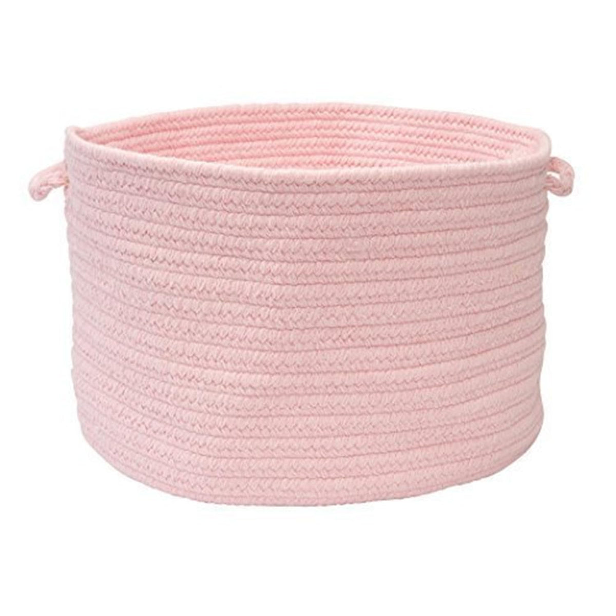 Bristol Braided Utility Basket Blush Pink - 14&quot;X14&quot;X10&quot;