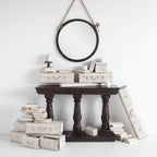 HomeRoots 27' Round Metal Frame Wall Mirror