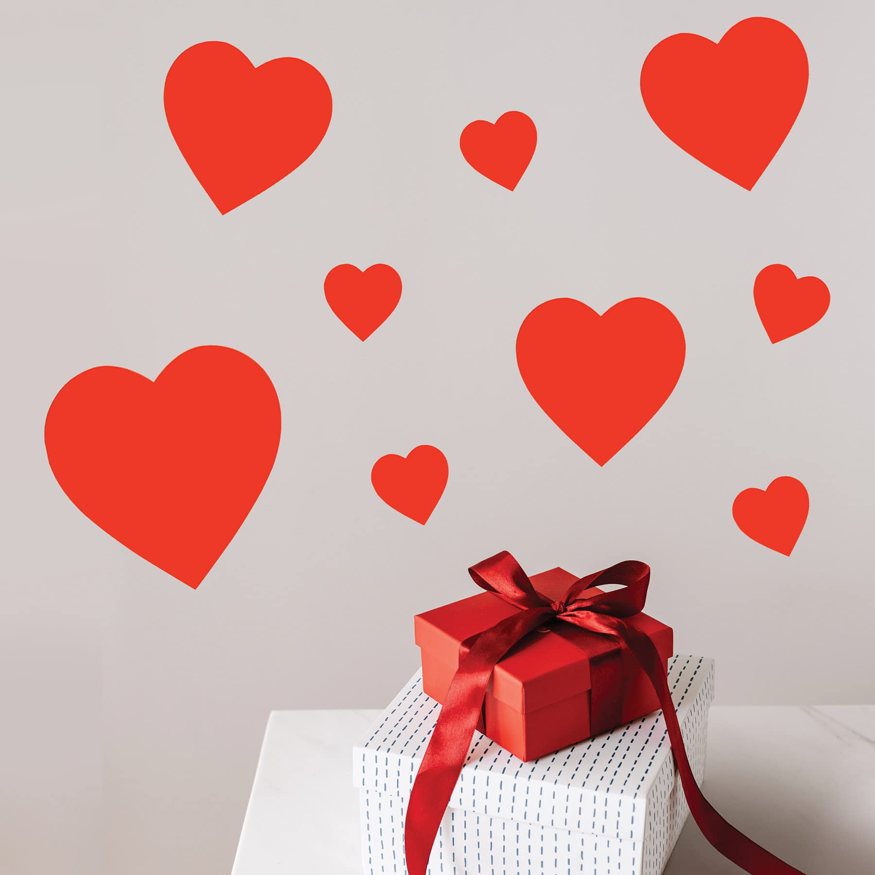 Beistle Printed Heart Cutouts Paper Multi-colored 9 Count