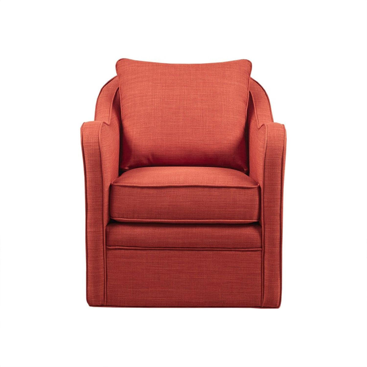 Madison Park Transitional Brianne Brianne Swivel Chair with Orange MP103-1144