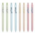 Vico 8 Pcs 0.5Mm Fine Point Retractable Cute Cat Kawaii Gel Ink Pens Cute Aesthetic Accessories For Supplies For School & Office