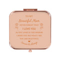 GLINTZ Mom Gifts from Daughter Son, Personalized Compact Mirror, Sentimental Mothers Day Birthday Gifts for Mom Mother