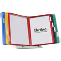 Tarifold Desktop Reference and Display System 20 Display Pockets Assorted Colors (D292)