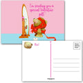 Special Wishes Valentines Day Postcards - 4 X 6 Valentine'S Postcards - 40 Postcards(Cute Bear)