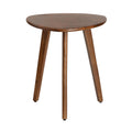 MH London Tri Pin Side Table I Handmade Natural Mango Wood, Naturally Moisture Resistant, Maintenance Free I 16 x 16 x 18 I Wand