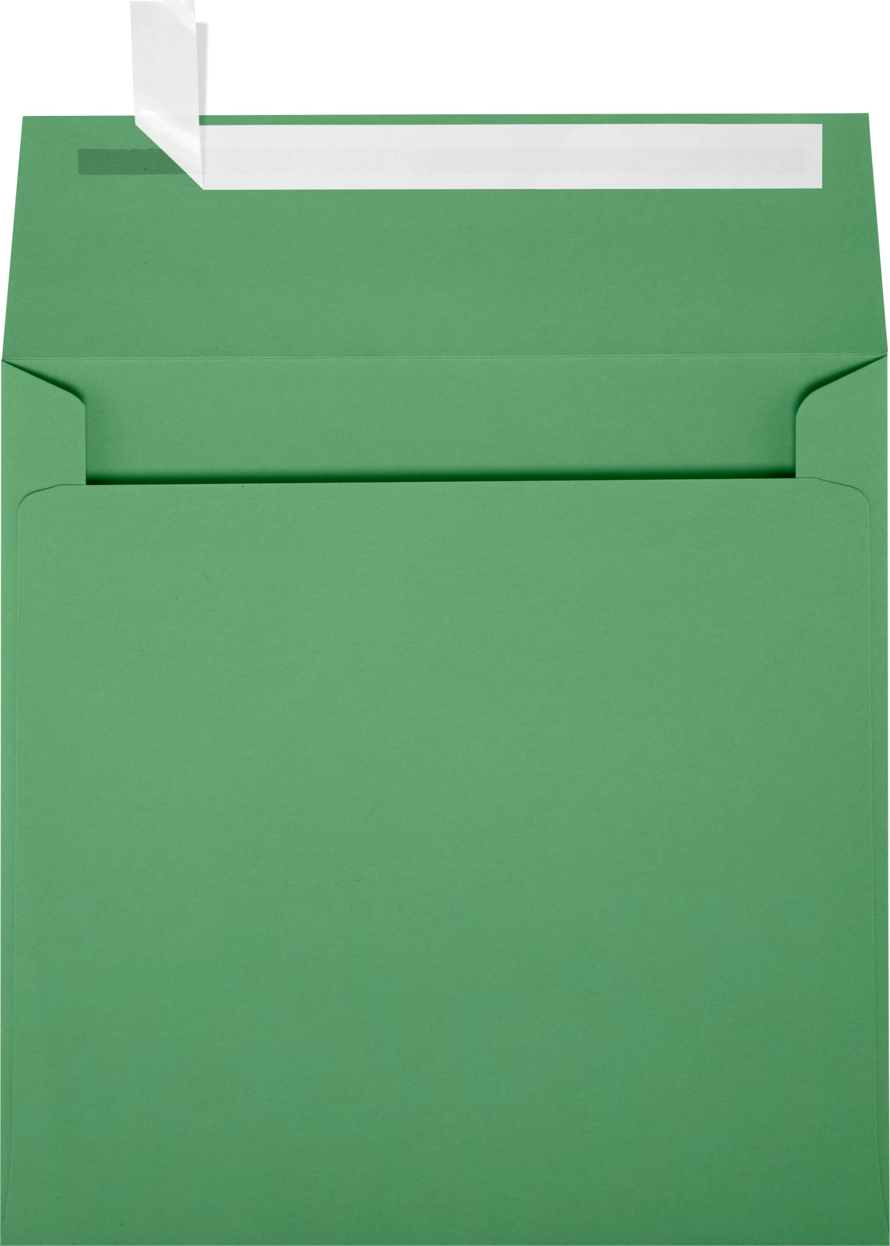 Luxpaper Square Invitation Envelopes | Peel & Press | 5 1/2' X 5 1/2' | Holiday Green | 80Lb. Text | 50 Qty