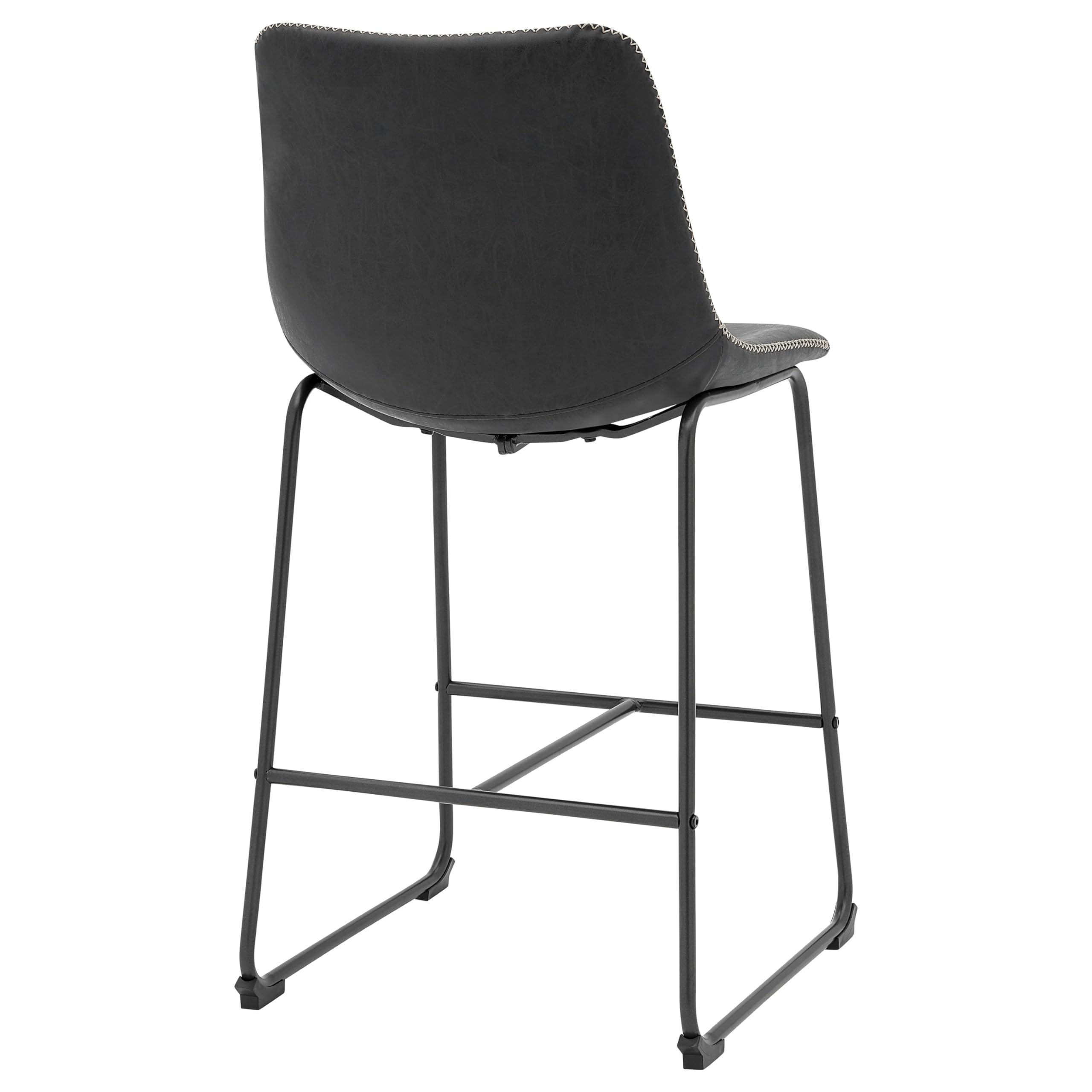 npd furniture and more Vesta KD PU Counter Stool, (Set of 2)