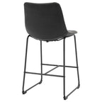 npd furniture and more Vesta KD PU Counter Stool, (Set of 2)