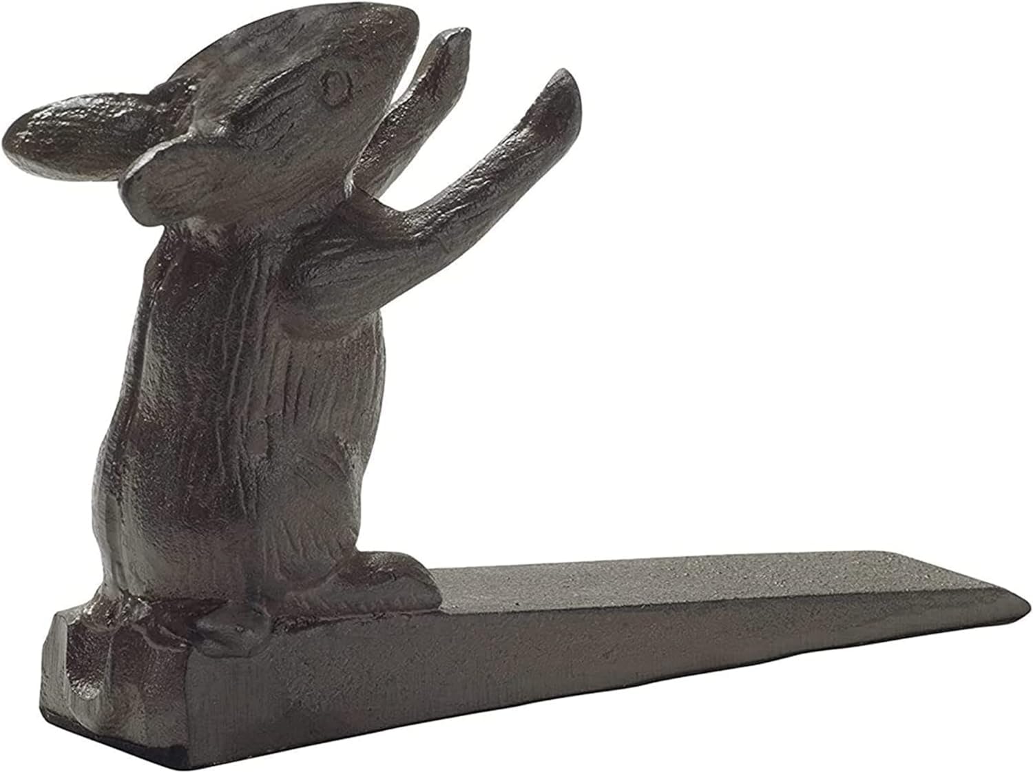 Vintage Cast Iron Mouse Door Stop Wedge By Comfify | Lovely Decorative Finish, Padded Anti-Scratch Felt Bottom Protects Floors |
