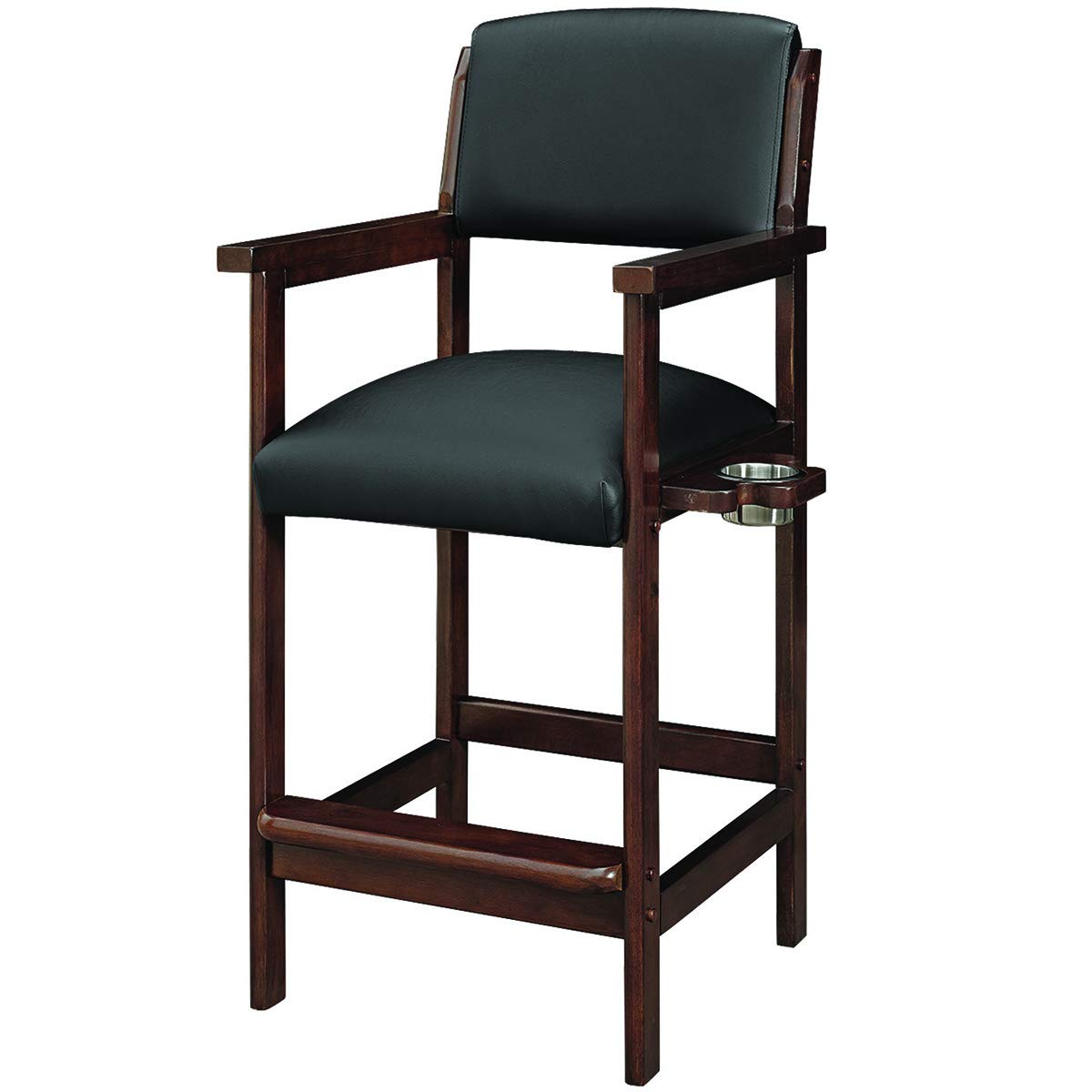 Ram Gameroom Products Specialty Arm Chair Bar Stool Finish: Cappuccino
