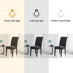 Joccun Chair Covers For Dining Room Set Of 2,Water Repellent Dining Chair Slipcover Stretch Dining Room Chair Covers Seat Protector,Washable Parsons Chair Cover For Home,Banquet(Dark Gray,2 Pack)