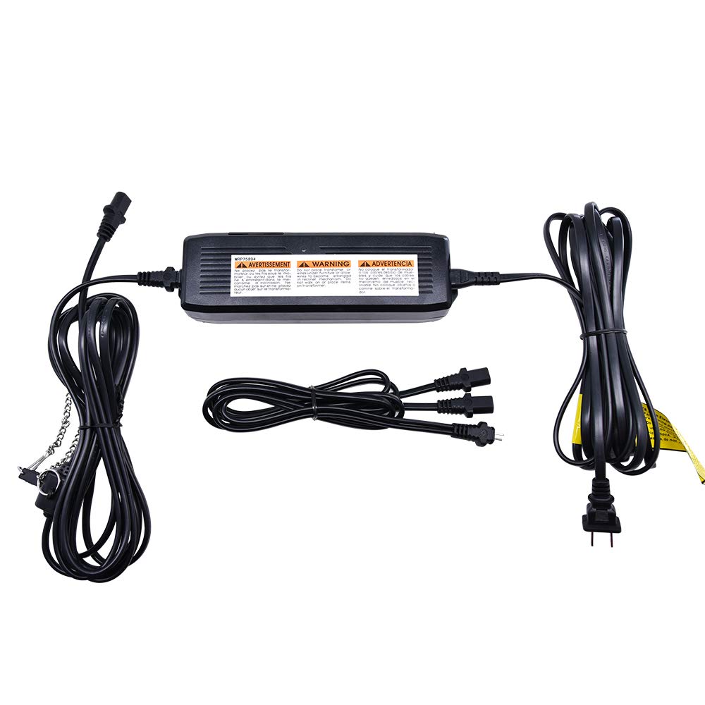 Limoss Power Recliner Lift Chair Power Supply Transformer Mc140 Replacement Kit With 13.1 Feet Ac Power Cable, 11.5 Feet Extension Cable And 3.2 Feet Y Cable