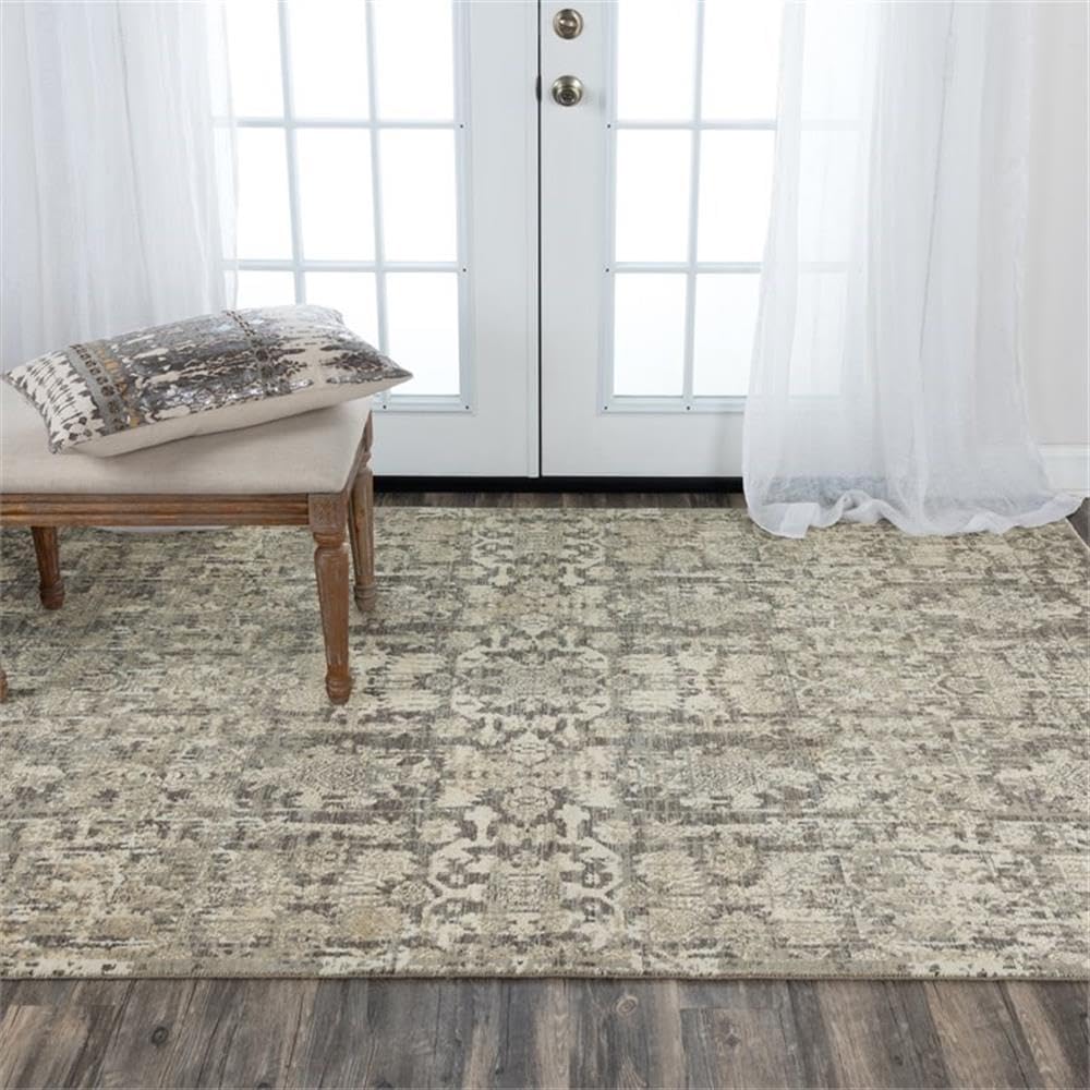 Rizzy Home Alora Decor Aurora 5' X 8' Copper/Beige/Copper/Beige Hybrid Area Rug