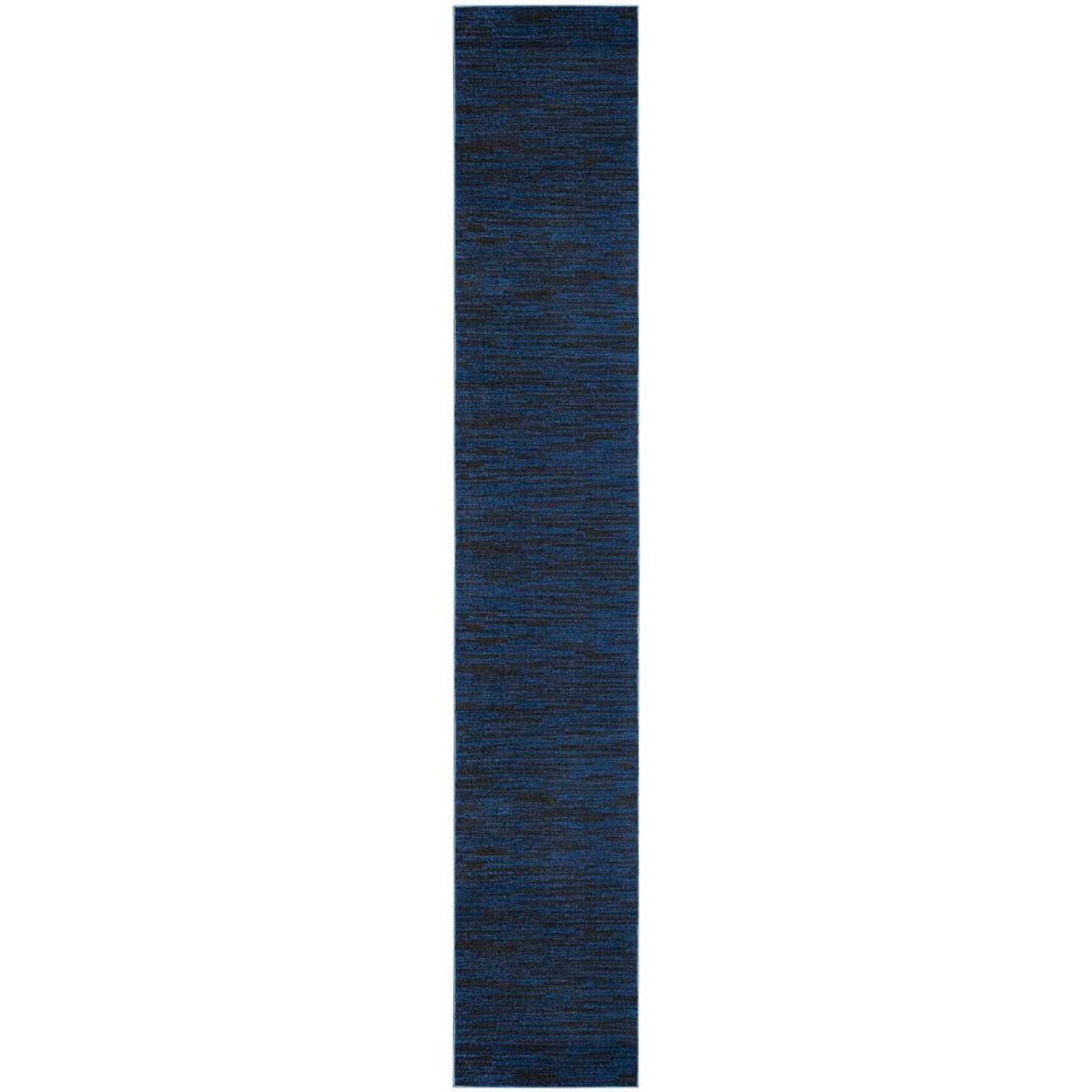 Nourison Essentials Solid Indoor/Outdoor Midnight Blue 2'2' X 16 Area Rug, Easy Cleaning, Non Shedding, Bed Room, Living Room,