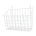Secret Desire Metal Wire Hanging Storage Basket Kitchen Organizer For Shower Office Pantry White23.5Cmx9Cmx18Cm|Kitchen, Dining 