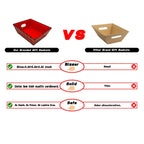 Basket For Gifts Empty, 5 Pcs Sturdy Diy Bulk Gift Basket Kraft Market Tray Cardboard Basket With Handles, Gift Basket Kit Suppl