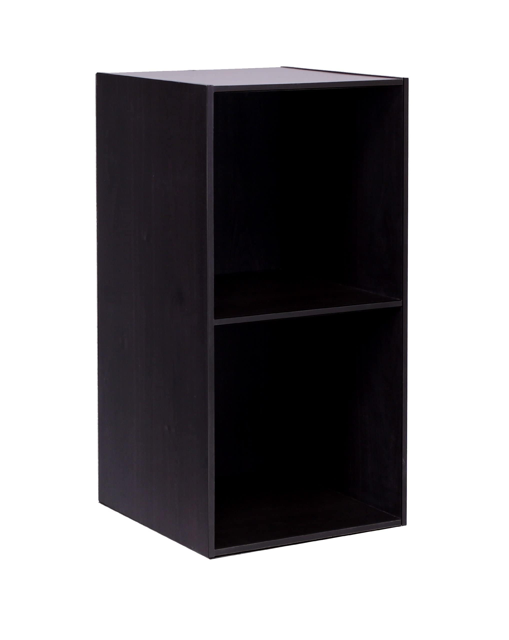 Furinno Hidup Tropika Eco Modular Open Cube Tall Storage Shelf, Espresso