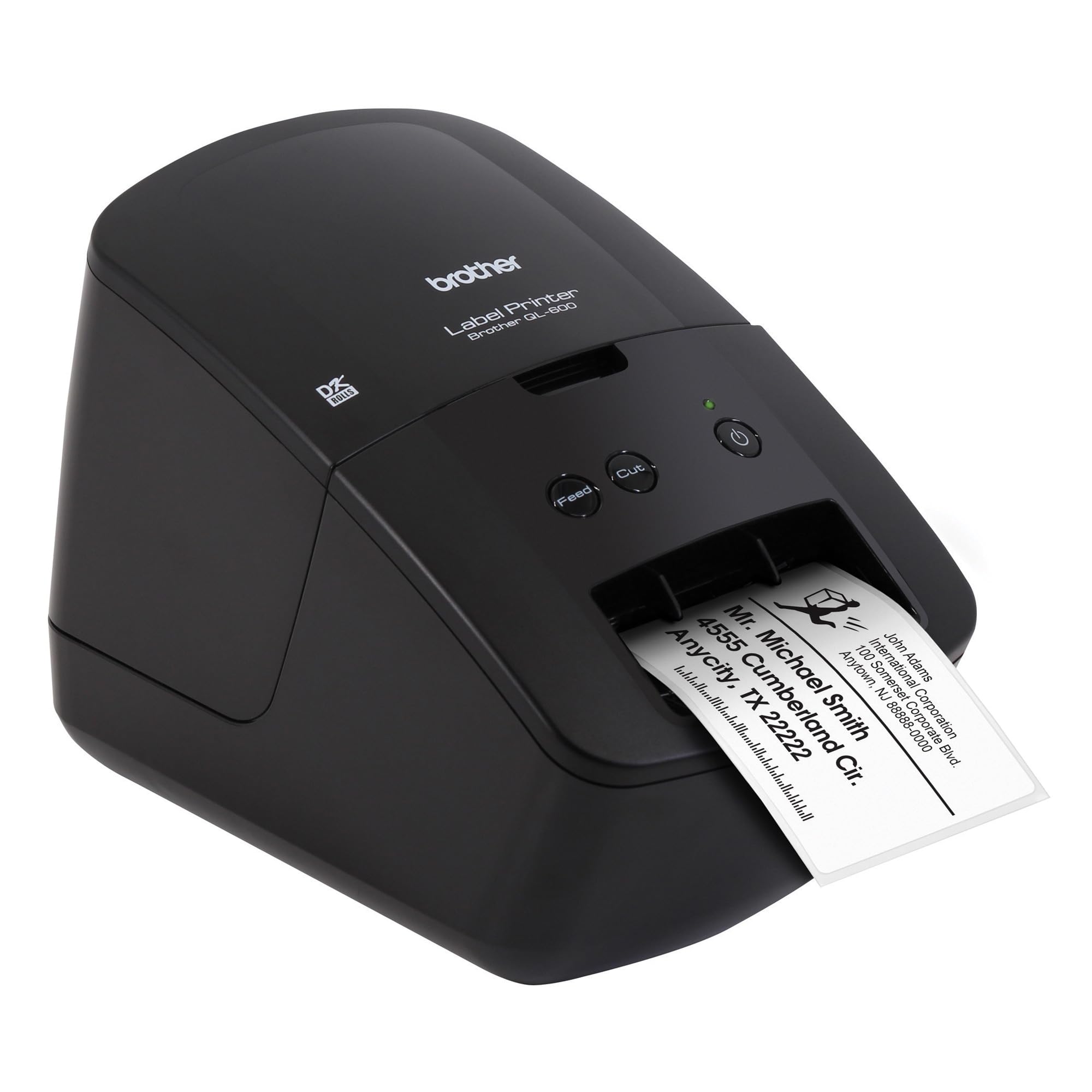 Brother Economic Desktop Monochrome Label Printer Ql-600, Ql600, 2.4' Label Width