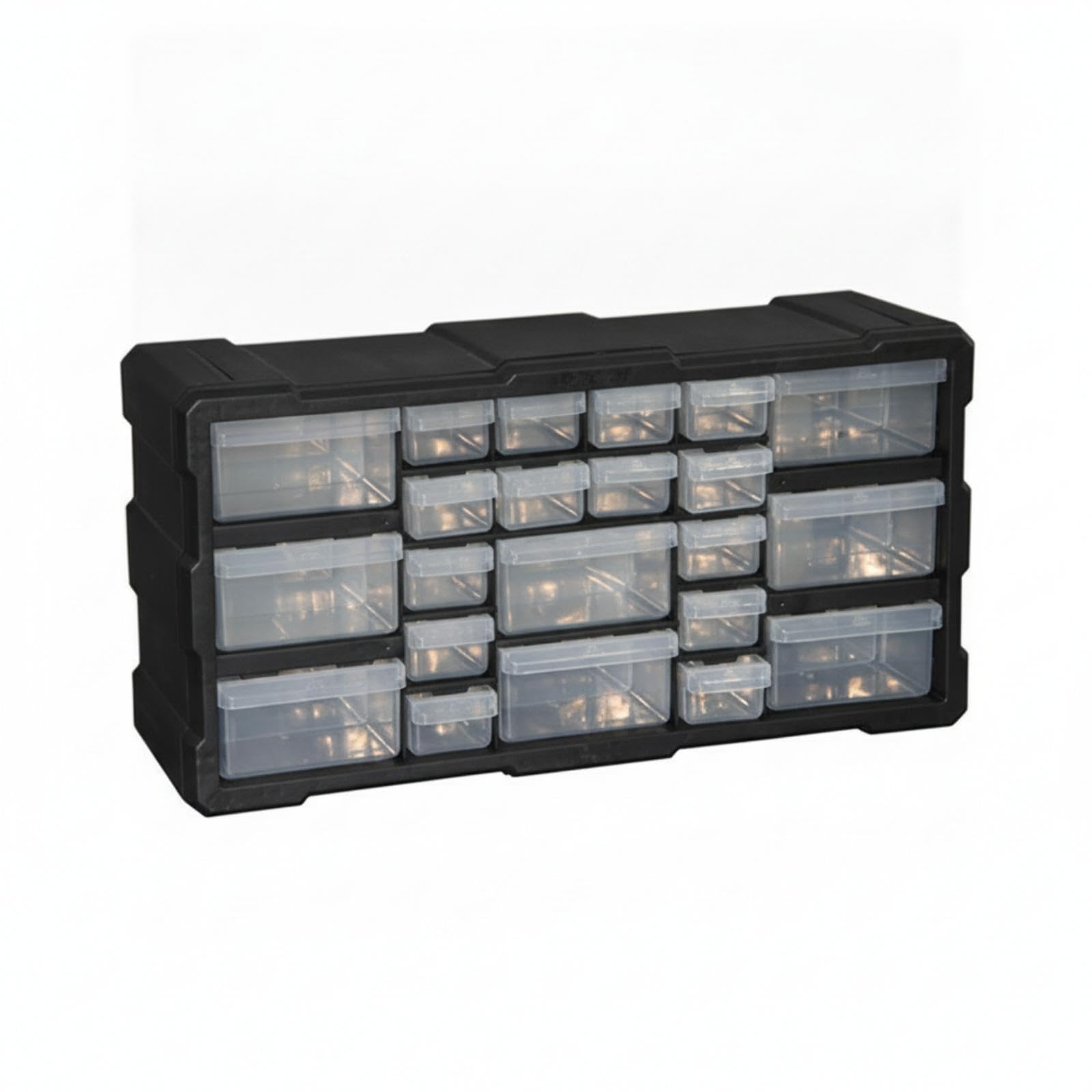 Loom Tree 22Drawer Cabinet Transparent Drawers Parts Storage Cabinet Removable Divider