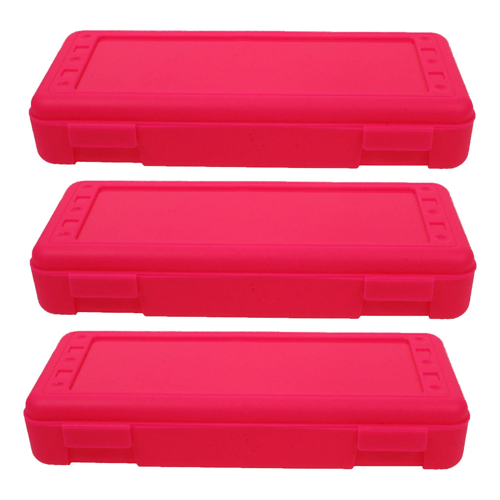 Romanoff Ruler Box, Hot Pink, Pack of 3