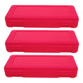 Romanoff Ruler Box, Hot Pink, Pack of 3