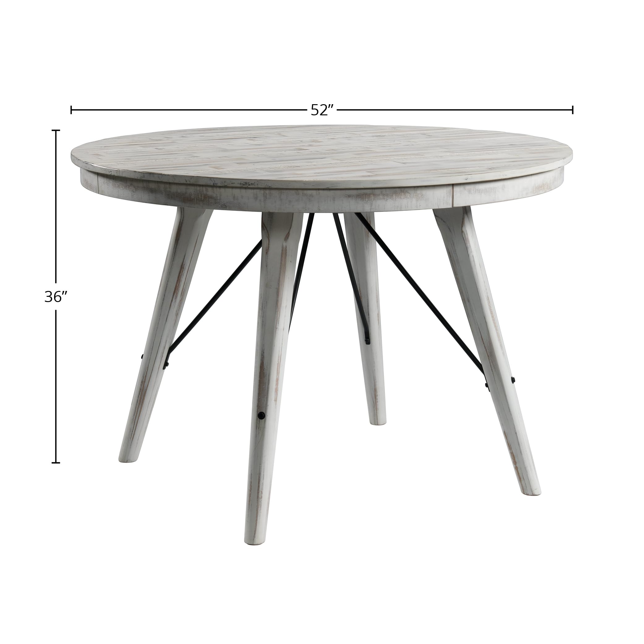 Intercon Modern Rustic, 52&quot; Round Counter Table, Gray