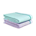 Mk weaves Cotton Bath Towels 250 GSM Multicolor (Set of 2 31X65 Inches)